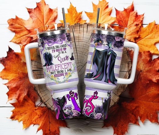 Discover Villain Characters 40oz Tumbler Wrap, Cartoon Characters 2 pieces 40oz Wrap