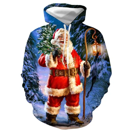 Discover 3D Christmas Unisex Hoodie Sweatshirt Pullover