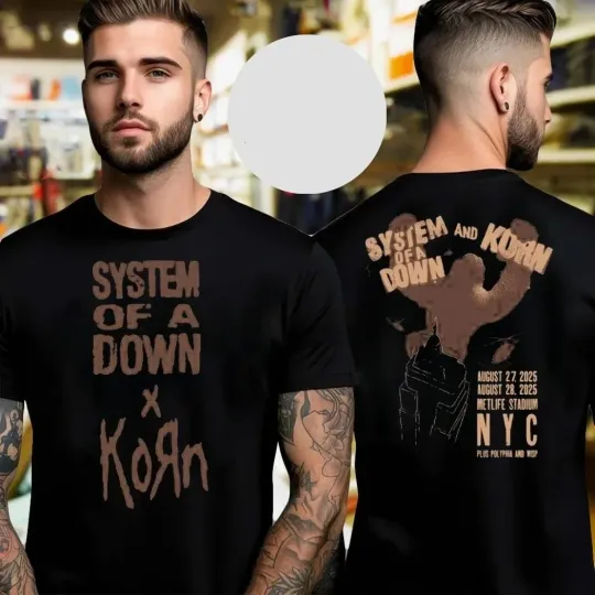SYSTEM OF DOWN August 27-28 2025 MetLife Stadium New York Unisex T-Shirt