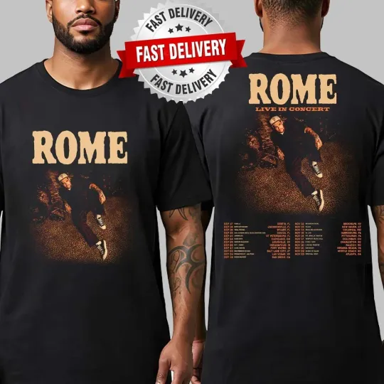 Discover Rome Ramirez Live In Concert Tour On September 2025 Double Sided T-Shirt
