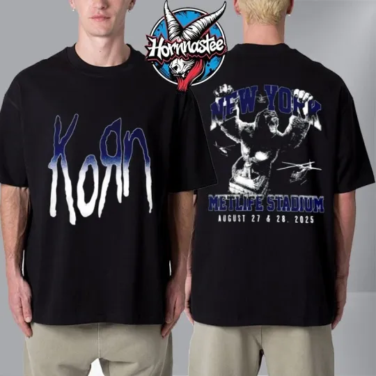 SYSTEM OF DOWN x Korn Double Sided T-Shirt August 27-28, 2025 Unisex Tee