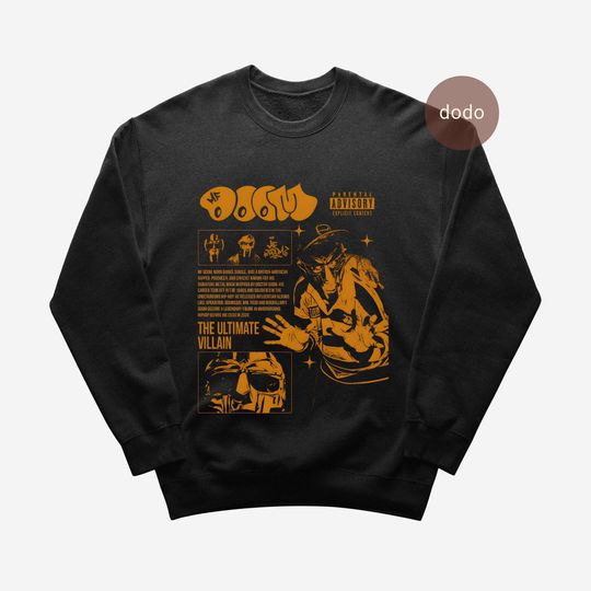 Discover MF Dooom Sweatshirt - Rap Music Sweatshirt - Madvillainy Demos Album - MF Dooom Album Sweatshirt - MF Dooom Merch - Unisex Rapper Clothing