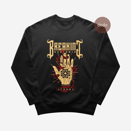 Discover Breaking Benjamin Sweatshirt - Rock Music Sweatshirt - Dear Agony Album - Breaking Benjamin Merch - Unisex Rocker Clothing