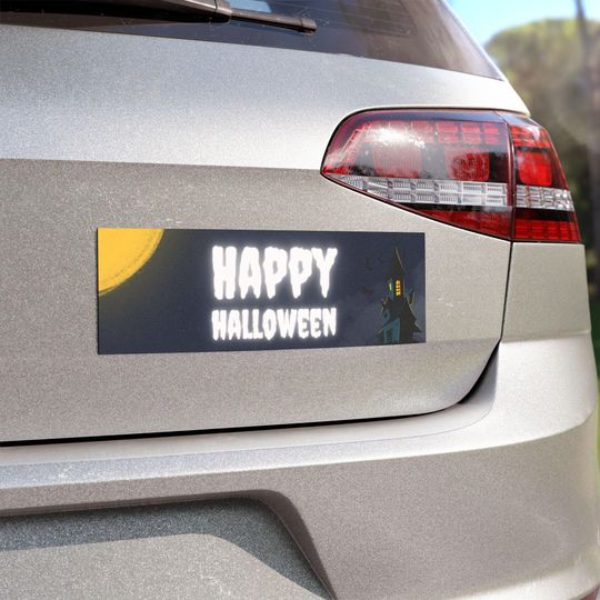Helloween is coming, Car magnet, bumper sticker, Mem magnet Funny car magnet, Waterproof Vinyl Printed magnet, helloween fun sign.