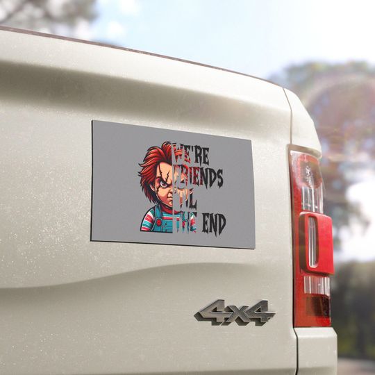 Discover Chucky Car Magnet - Spooky Horror Decor, Halloween Car Accessory, Automotive Decoration, Gift for Horror Fans, Funny Car Decor