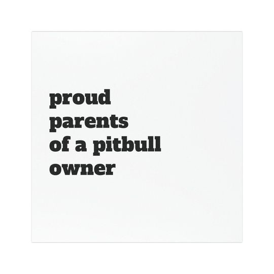 Pitbull Car Magnet
