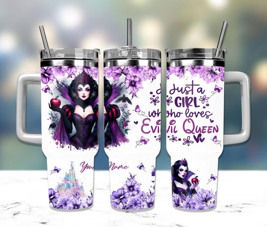 Discover Just A Girl Who Loves Villain 40oz Tumbler Wrap, Villains 2 pieces 40oz Wrap