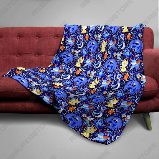 Discover Frostwing Thunderbolt Fleece Blanket Cozy Throw for Home Decor
