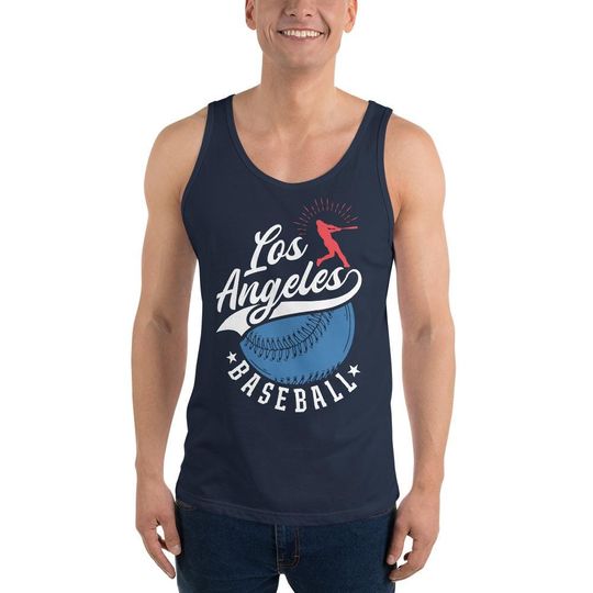 Los Angeles Baseball Tank Top | Dodgers Baseball Fan |  City of Angels Sports Apparel