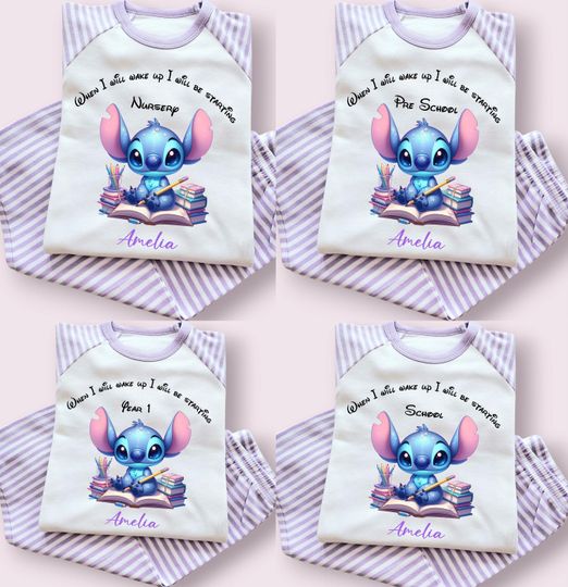 Personalized Unicorn Pajamas: Girls' Back to School Sleepwear