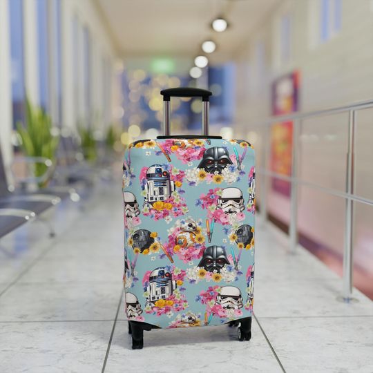 Discover Disney Luggage Cover, Star Wars Suitcase, Gift for Disney Fans, Travel Gear, Darth Vader