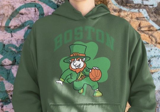 Discover Boston Basketball Long Sleeve Hoodie Sweater Vintage Boston Sports Fan Gift C's Beantown Sports Apparel
