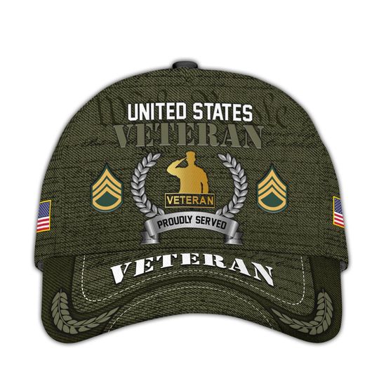 Discover Personalized Military Veteran Caps  Patriotic Baseball Cap, Veteran Hat For Men, Tactical Cap, Gift For Veterans, Adjustable Design