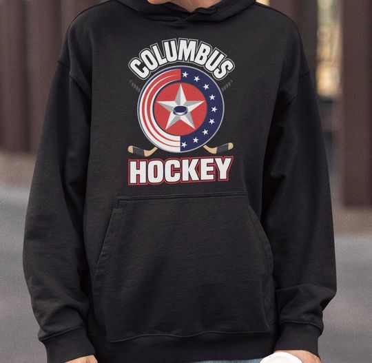 Discover Columbus Hockey Hoodie | Blue Jackets Long Sleeve | Birthday Gift | NHL Fan | Ohio Sweater Gift | Sports Apparel Unisex Hoodie