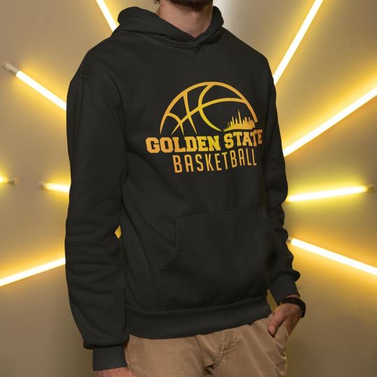 Discover Warriors Hoodie | Golden State Basketball Fan Long Sleeve | Warriors Birthday Gift | NBA Fan Gift | The Bay Sports Sweater | Sports Apparel