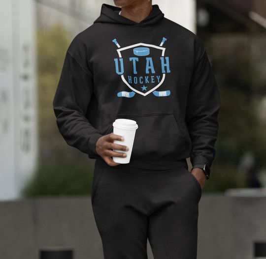 Discover Utah Hockey Hoodie | Utah Hockey Club Long Sleeve | Birthday Gift | NHL Fan | Salt Lake City Sweater Gift | Sports Apparel Unisex Hoodie