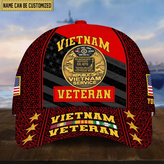 Custom Vietnam Vets Baseball Caps Proudly Serve Military Hat For Men