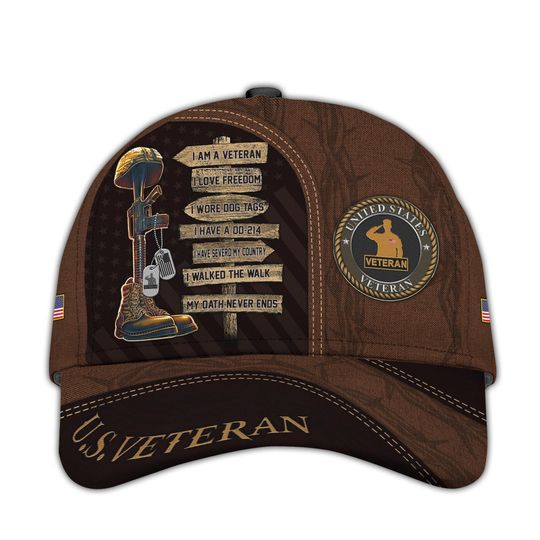 Veteran Baseball Caps  My Oath Never Ends Cap, Military Veteran Hats