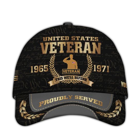 Discover Personalized Veteran Baseball Caps  Military Veteran Hats, Patriotic Baseball Hat, Bald Eagle Hat, Adjustable Tactical Cap, Father Day Gift