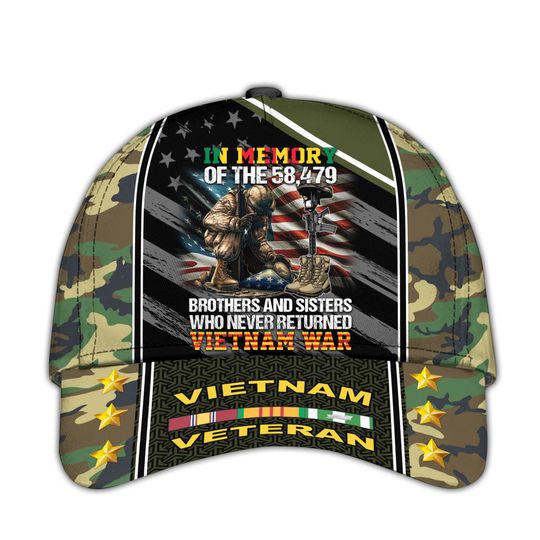Vietnam Veterans Hats Camo Baseball Cap Vietnam Veterans Cap Veteran Hats For Men