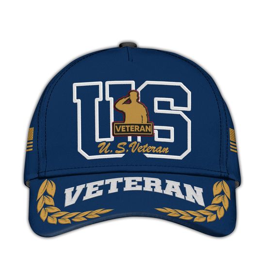 Embroidered Veteran Baseball Cap  Patriotic Cap Military Hat Men Veteran Hats For Men