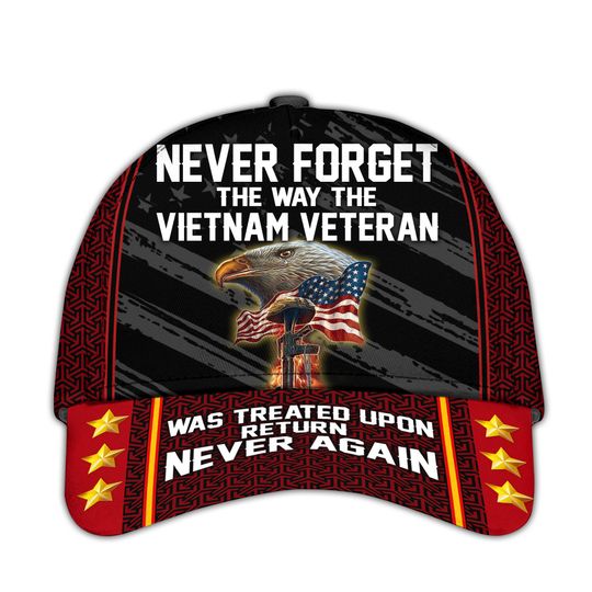 Vietnam Hats For Men Proud US Veteran Dad Hat Veteran Vietnam Era Veteran Cap