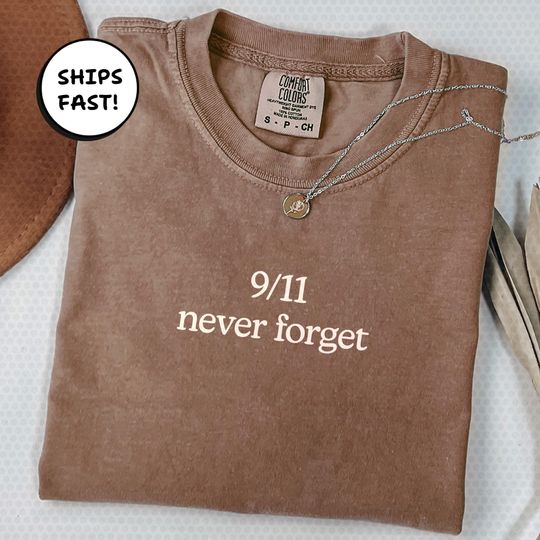 September 11 Shirt, 24th Anniversary 9 11 Tee, Patriot Day Never Forget Shirt, Some Gave All Memorial Graphic Top | MT903