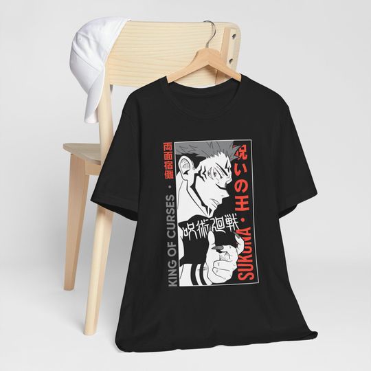 Bella+Canvasi Jujutsu Satoru Tee, Halloween Anime Gift, Ryomen Sukuna Shirt, Unisex Anime T-Shirt, Sukuna Tee, Anime Lover Gift