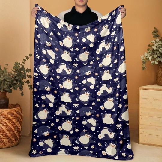 Discover Sn Lax Fleece Blanket, Cozy Throw for Kids and Adults, Soft Cotton Bedding, Cute Home Decor Gift