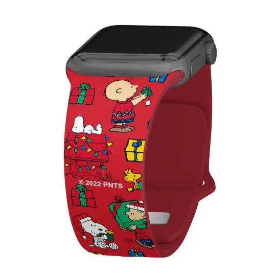 Discover Peanuts Christmas HD Watch Band for Apple Watch Series 1-10