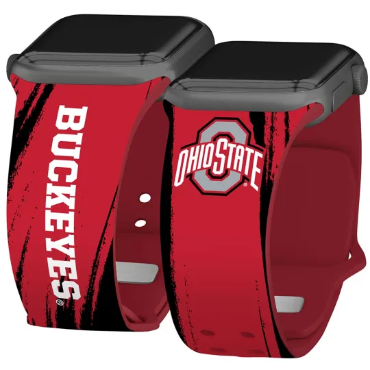 Discover Ohio State Buckeyes HD Watch Band Compatible with Apple Watch