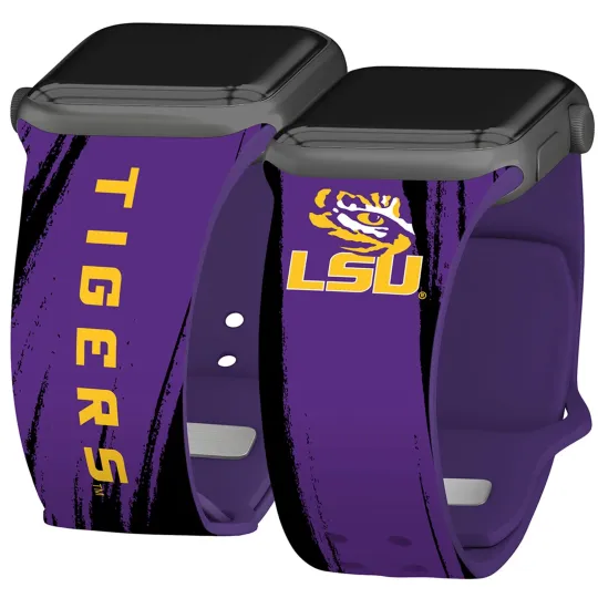 Discover LSU Tigers HD Watch Band Compatible with Apple Watch