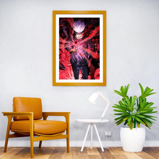 Jujutsu Satoru Gojo Poster | Premium Japanese Wall Art for Anime Fans