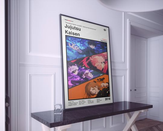 Discover Jujutsu Satoru Poster | Jujutsu Satoru Anime Print | Manga Poster | Minimalist Vertical Poster