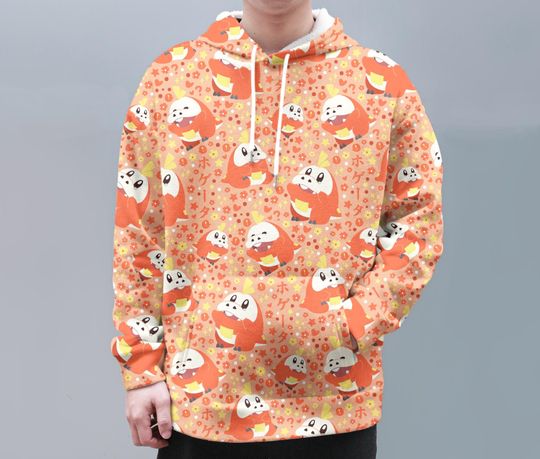 Fuecoco Hoodie Shirt Unisex Hoodie Aloha Kawaii Hoodie Fuecoco Shirt