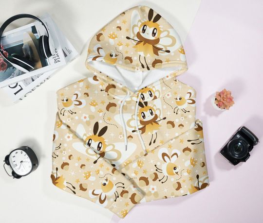 Discover Ribombee Hoodie, Kawaii Unisex Hoodie, Cute Graphic Hoodie, Cozy Sweatshirt