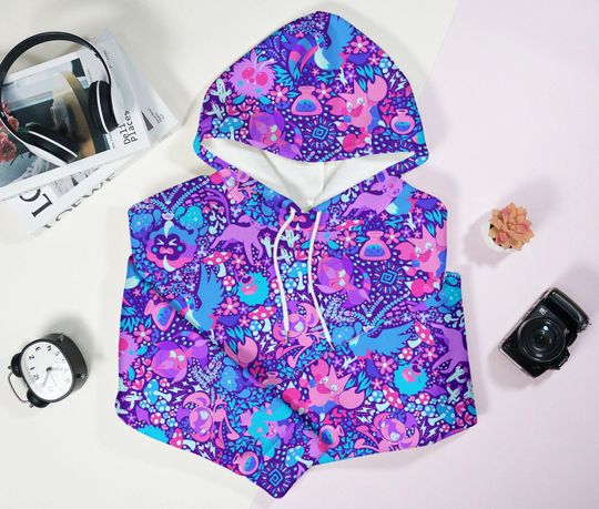 Espeon and Cosmog Hoodie, Cute Kawaii Hoodie, Cozy Unisex Hoodie