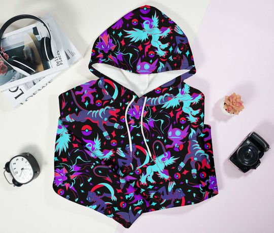 Discover Absol Hoodie, Kawaii Unisex Hoodie, Gothic Graphic Pullover Sweatshirt