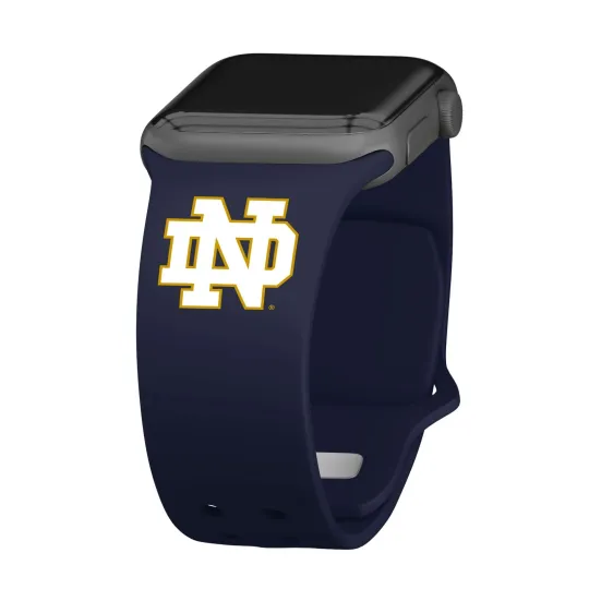 Discover ND Fighting Irish Silicone Watch Band Compatible with Apple Watch