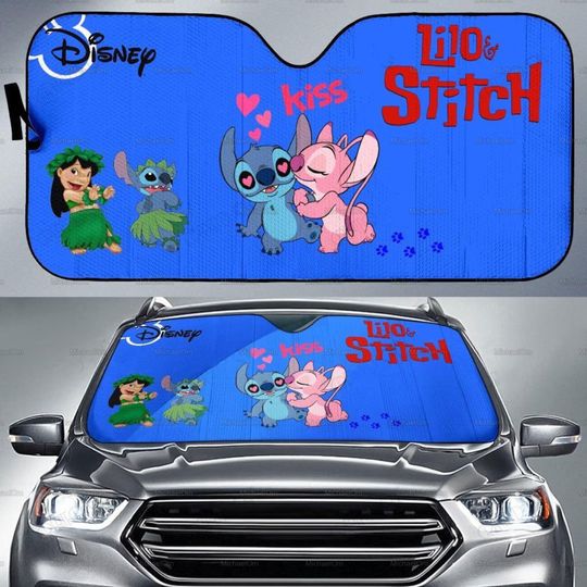 Discover Lilo And Stitch Auto Sunshade Car, Stitch Auto Sunshade, Funny Stitch Car Sunshade, Stitch Car Decoration, Car Windshield Cover