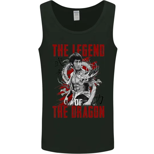 Legend of the Dragon MMA Martial Arts Movie Mens Vest Tank Top