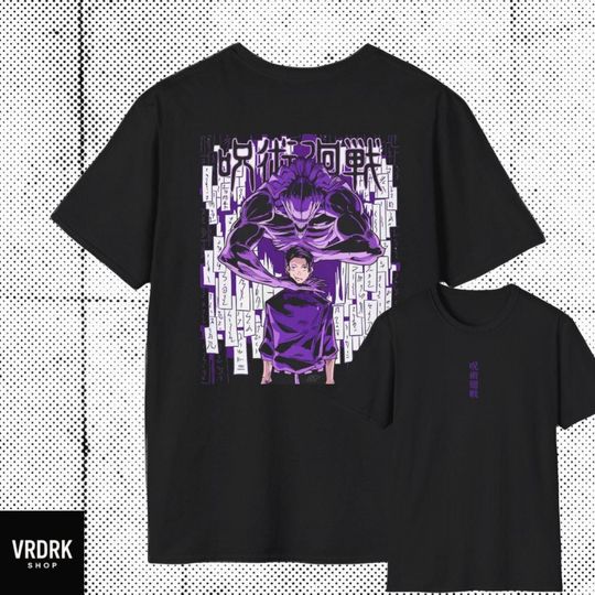 Discover Jujutsu Satoru Anime T-Shirt  Vintage Anime Graphic Tee  Unisex Streetwear Top