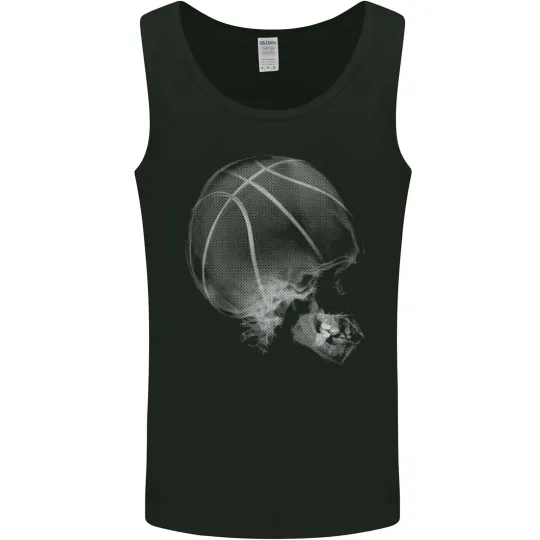 Discover Basketball Skull Men's Tank Top