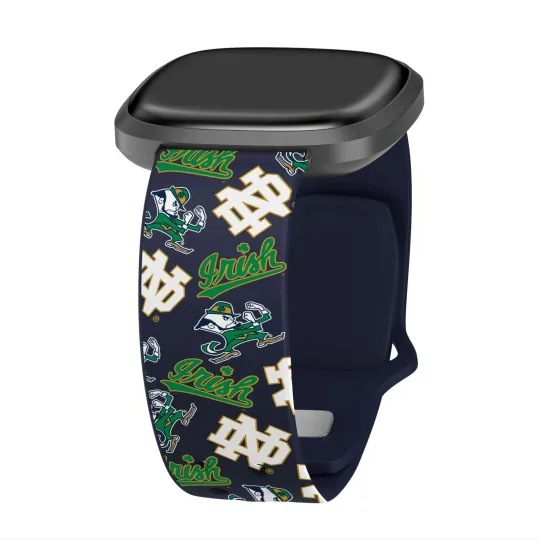 Discover ND Fighting Irish HD Watch Band for Fitbit Versa  and Sense