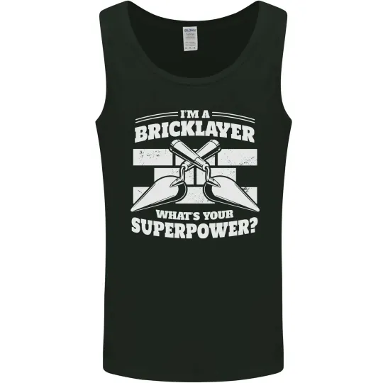 Discover Bricklayer Builder Tank Top Mens Vest