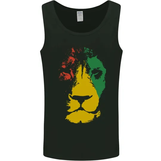 Discover Jamaica Lion Reggae Music Men's Tank Top