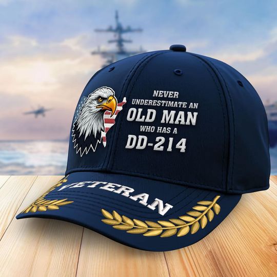 Discover Embroidered I Do Have DD-214 Military Veterans Caps