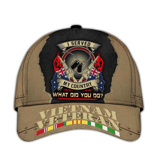 Vietnam War Veteran Hat Vietnam Veteran Hats For Men Patriotic Caps For Men