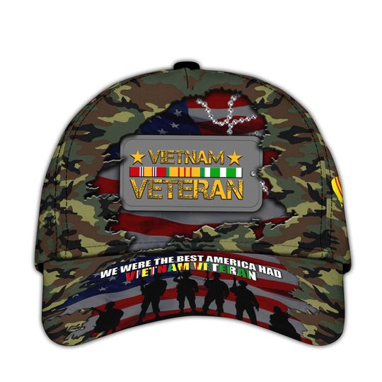 Discover Vietnam Veteran Hats For Men Patriotic Hat Military Hat Men Vietnam