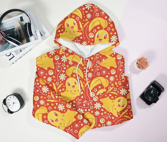 Discover Chikorita Hoodie Shirt Unisex Hoodie Aloha Kawaii Hoodie Chikorita Shirt